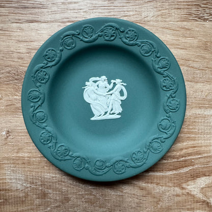 Wedgewood teal small plate 4.5”