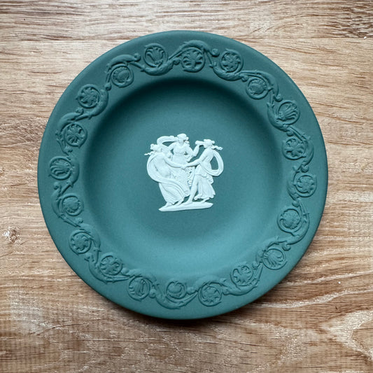 Wedgewood teal small plate 4.5”