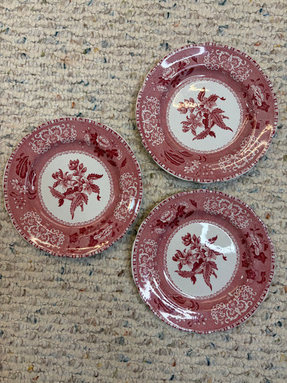 RESERVED - NANNAVOLIO - Copeland Spode Camilla bread plates set of 3!