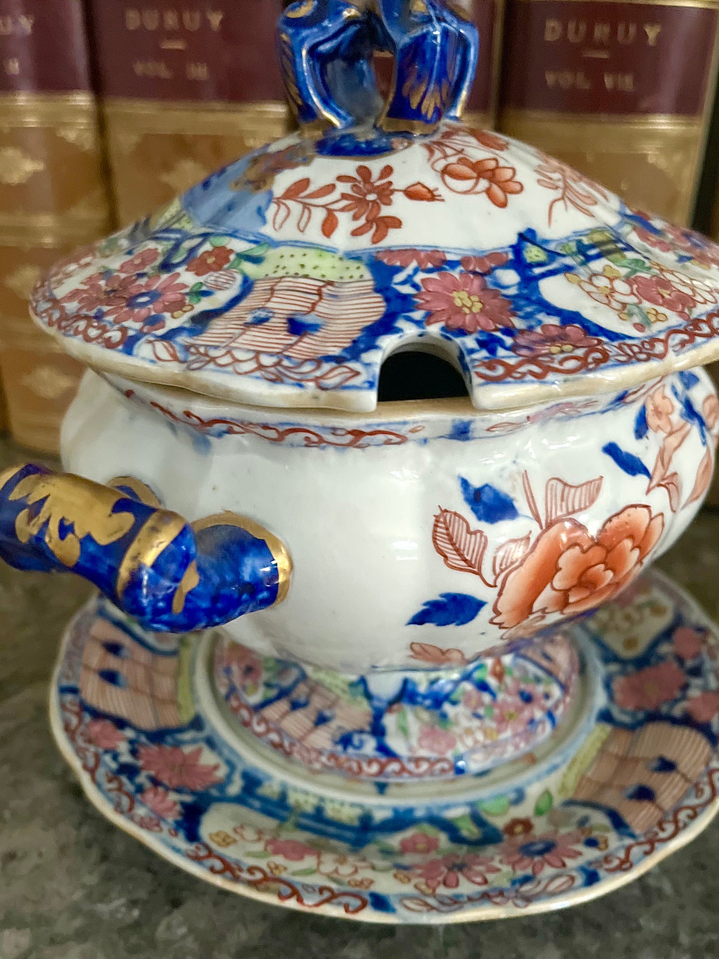 Collectors Dream - Circa 1813-1830 Mason’s Ironstone Sauce Tureen With Original Underplate - 2 Available
