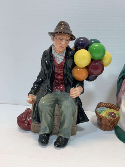 Vintage Royal Doulton Ballon Couple Figurines, Excellent!!