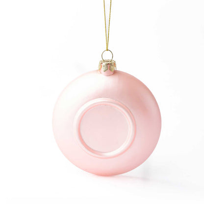 Oyster Bowl Glass Christmas Ornament