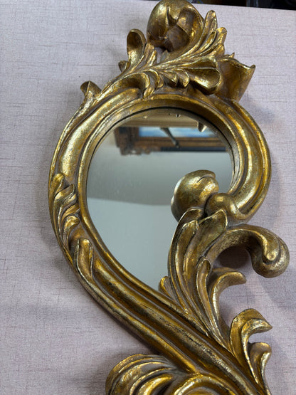 Gorgeous ornate scroll style mirror!