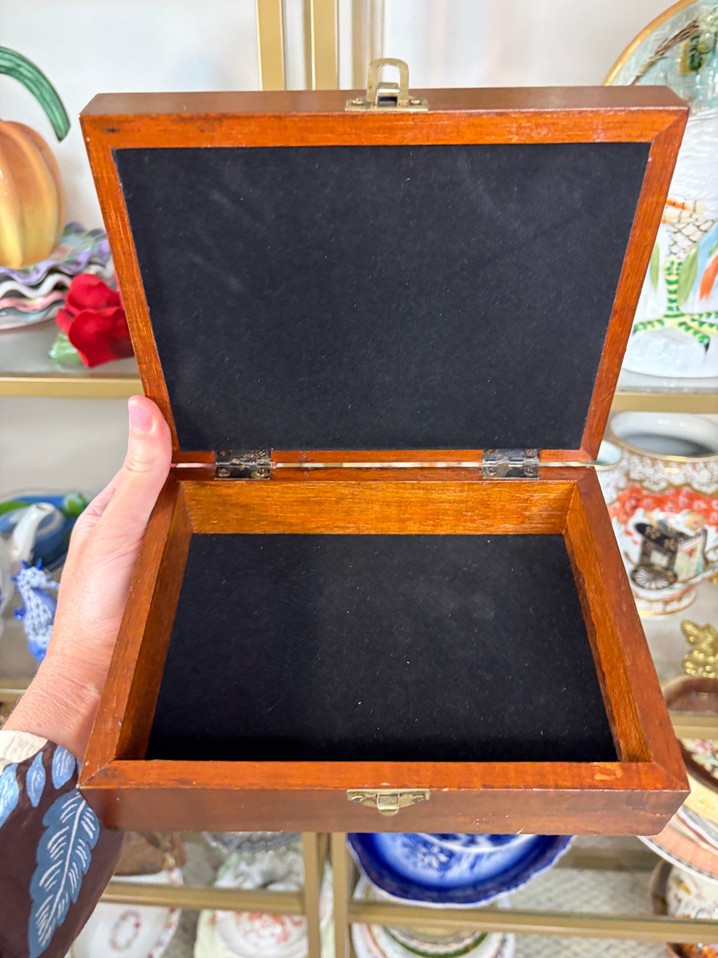 Nautical maritime dresser box with brass!