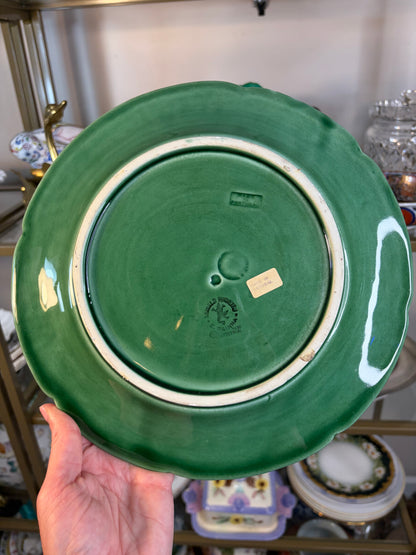 Lovely Bordallo Pinheiro dinner plates! Three available; sold separately!