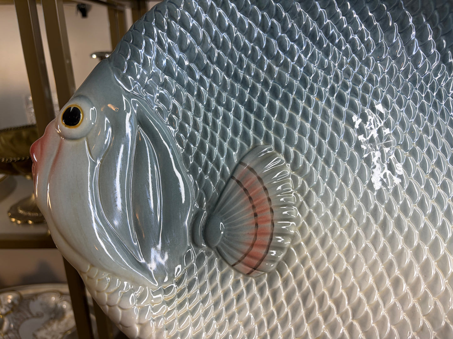 Beautiful Fitz and Floyd fish platter!
