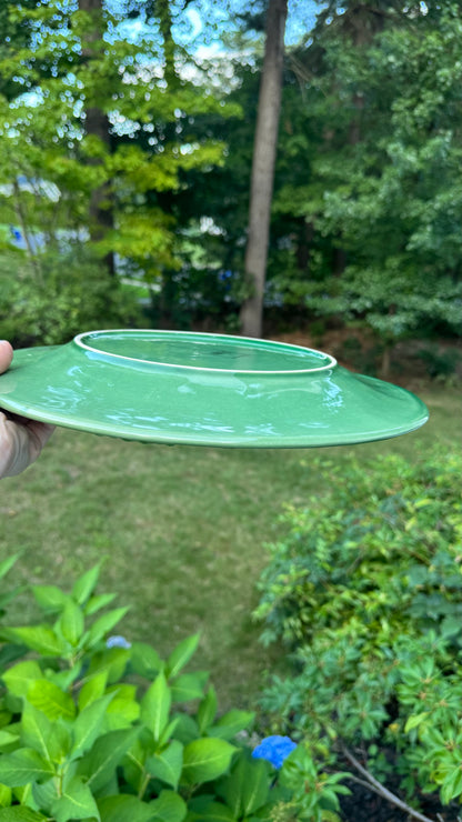 Mikasa Vintage green grape design plate 14”