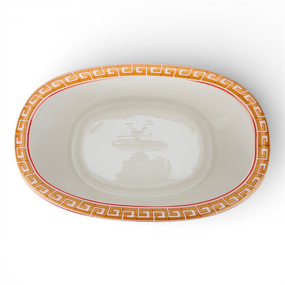 Danny's Fine Porcelain: Rose Canton Oval Cachepot / Footbath | (TWO SIZES AVAILABLE)  #41456, #41455