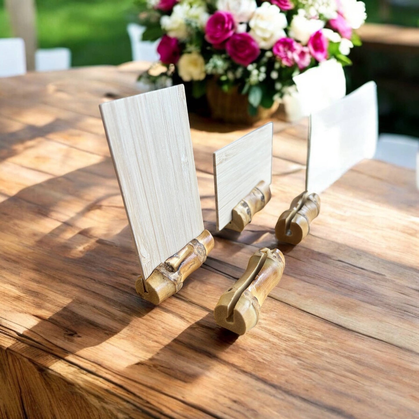 Bamboo Place Card Holder | Set of (6)