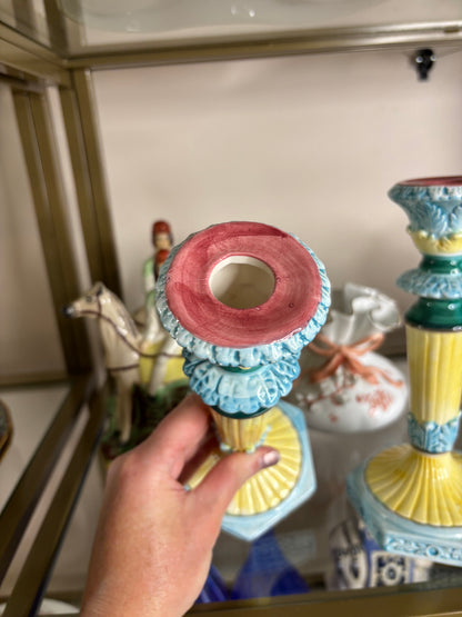 Beautiful Haldon Group candleholders pair!