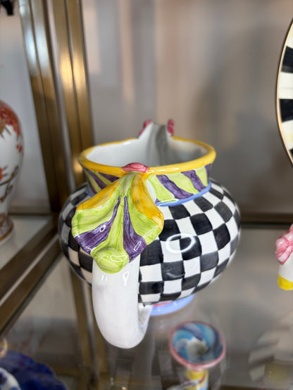 Mackenzie-Childs Piccadilly Chicken pitcher!