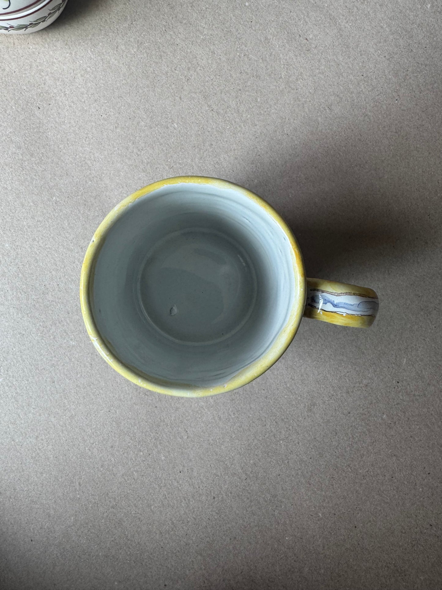 Hand-Painted Portuguese Ceramic Tankard Mug | F.F. Marques Alcobaça
