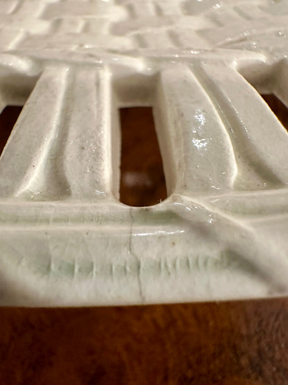 18th Century Enoch Wood Creamware Pierced Basket Stand, c. 1784–1792