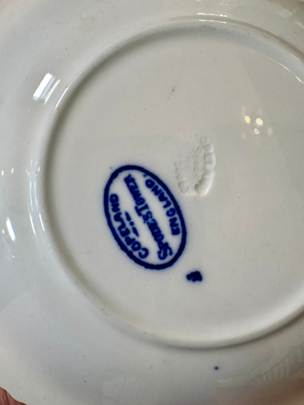 Pair Copeland Spode Tower Blue Oversized Tea Cups & Saucers | c.1902–1935