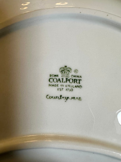 RESERVED for Tina - Coalport Countryware Crescent Salad Plates, Pair