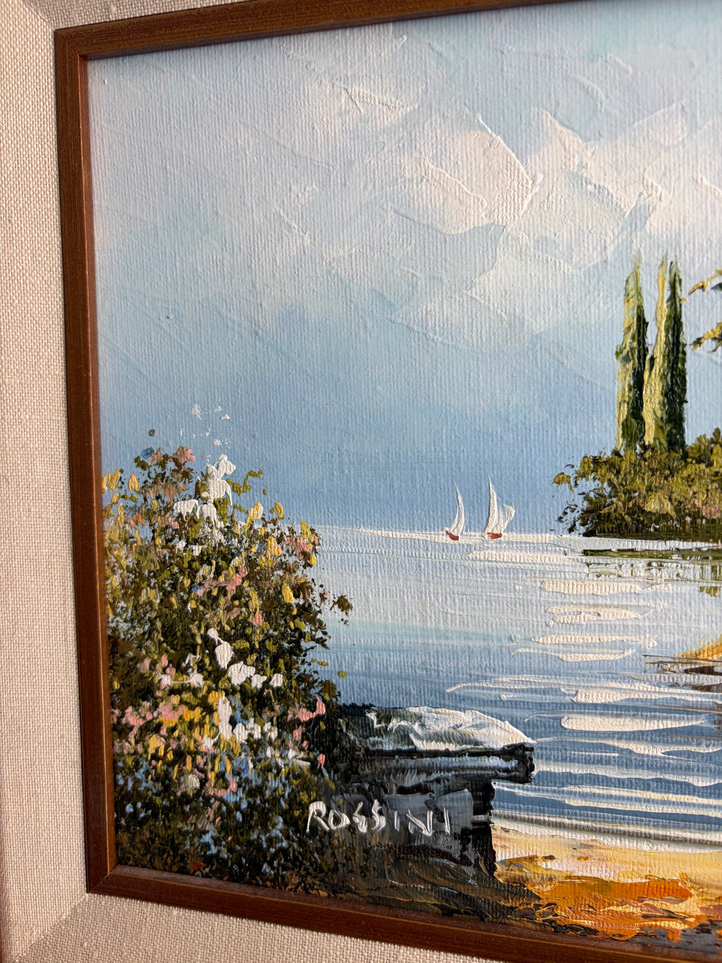 Original framed and signed oil painting!