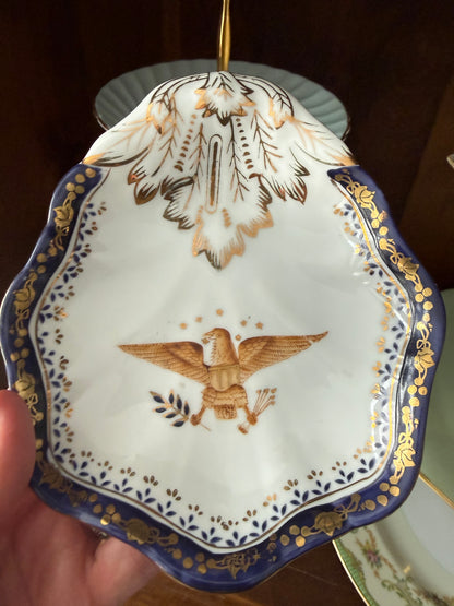 Vintage Set of 4 Americana Eagle 6” Plates Andrea by Sadek