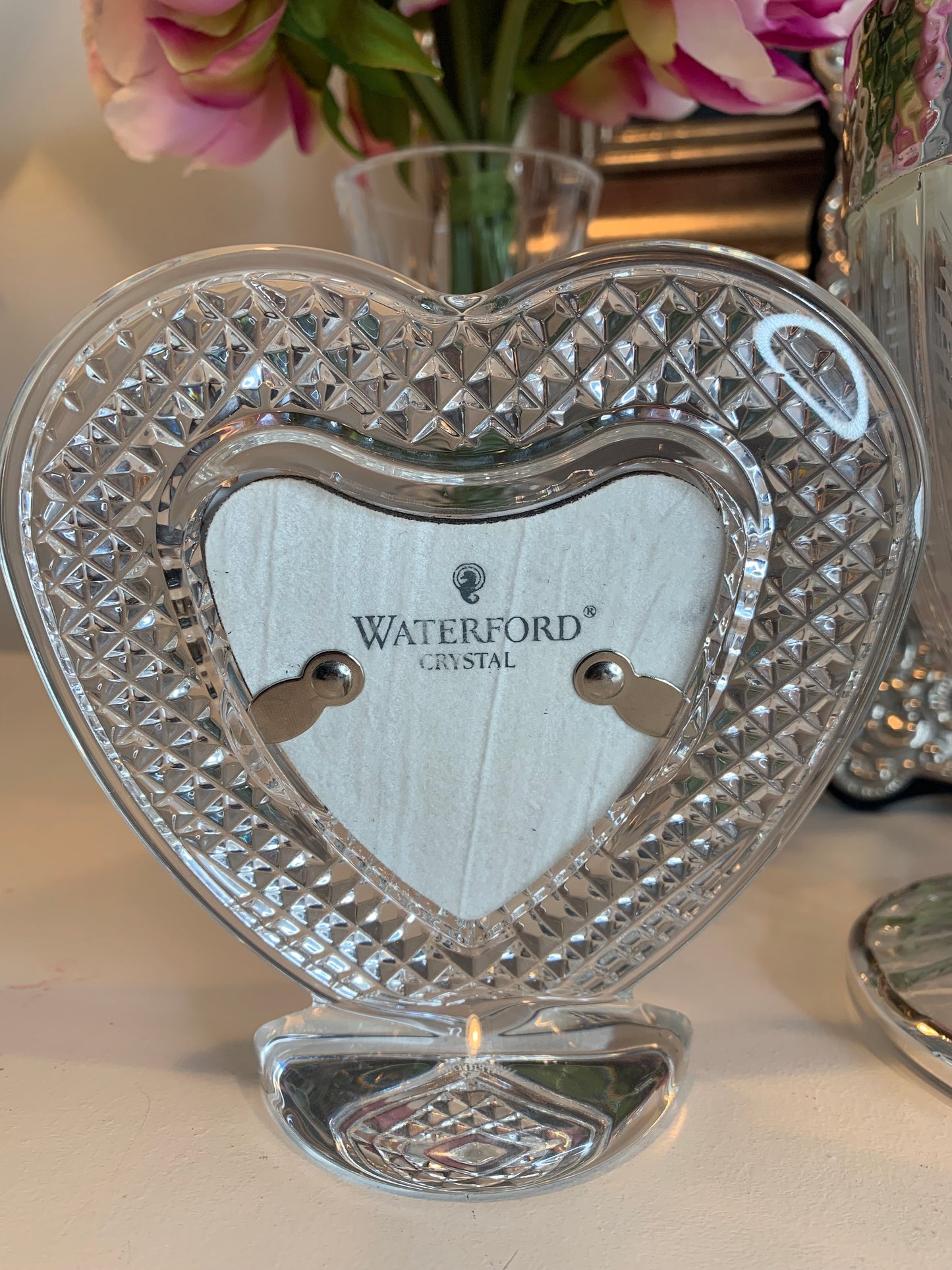 Waterford Lead Crystal Heart Frame