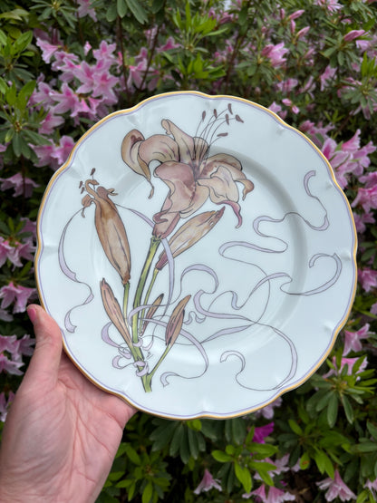 Lovely Haviland Limoges Lily plate!