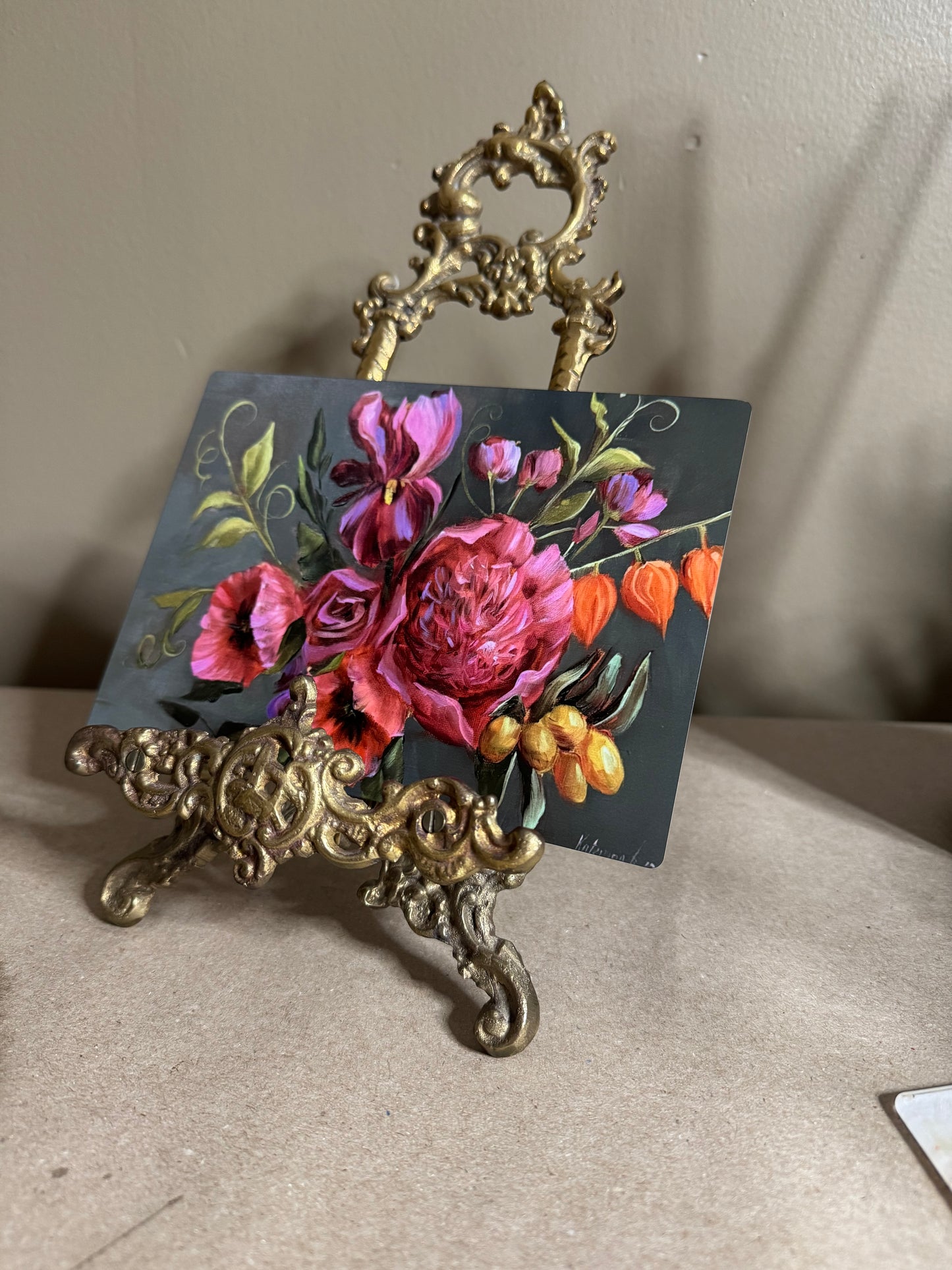 Metal tile print with original artwork