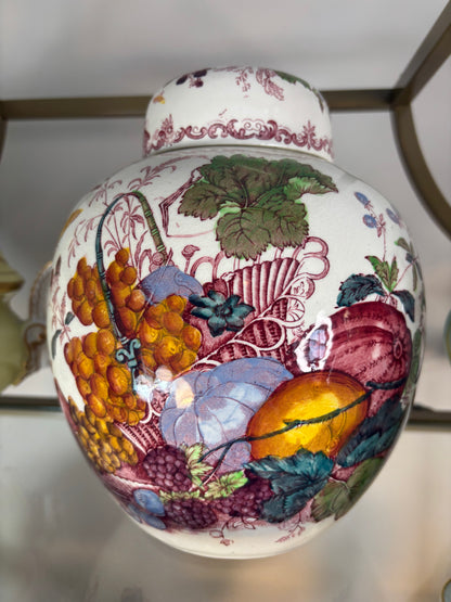 Gorgeous Mason’s ironstone lidded ginger jar!