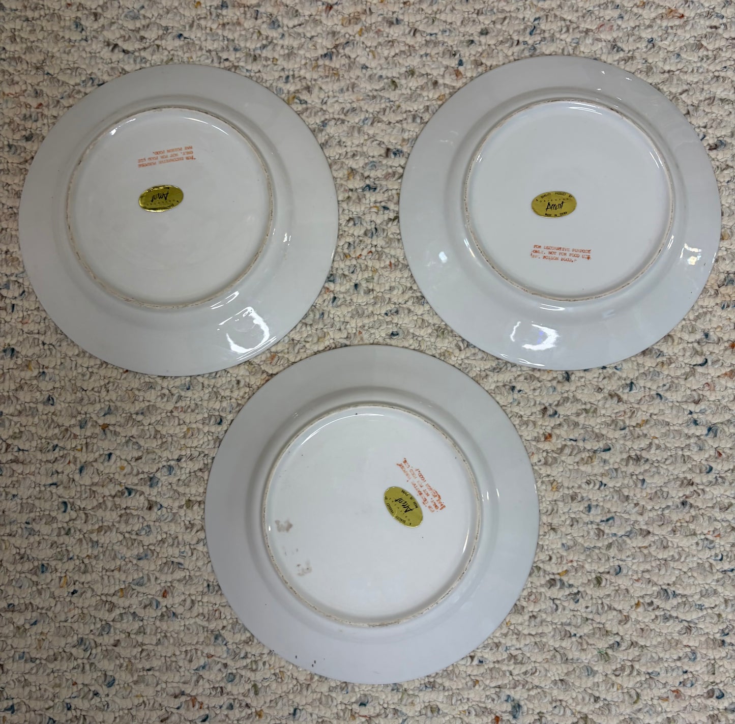 Beautiful butterflies and florals set of decorative plates! Instant plate wall!