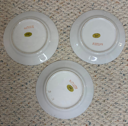 Beautiful butterflies and florals set of decorative plates! Instant plate wall!