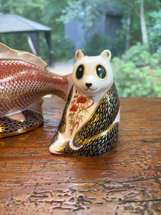 Gorgeous Royal Crown Derby Imari Panda!