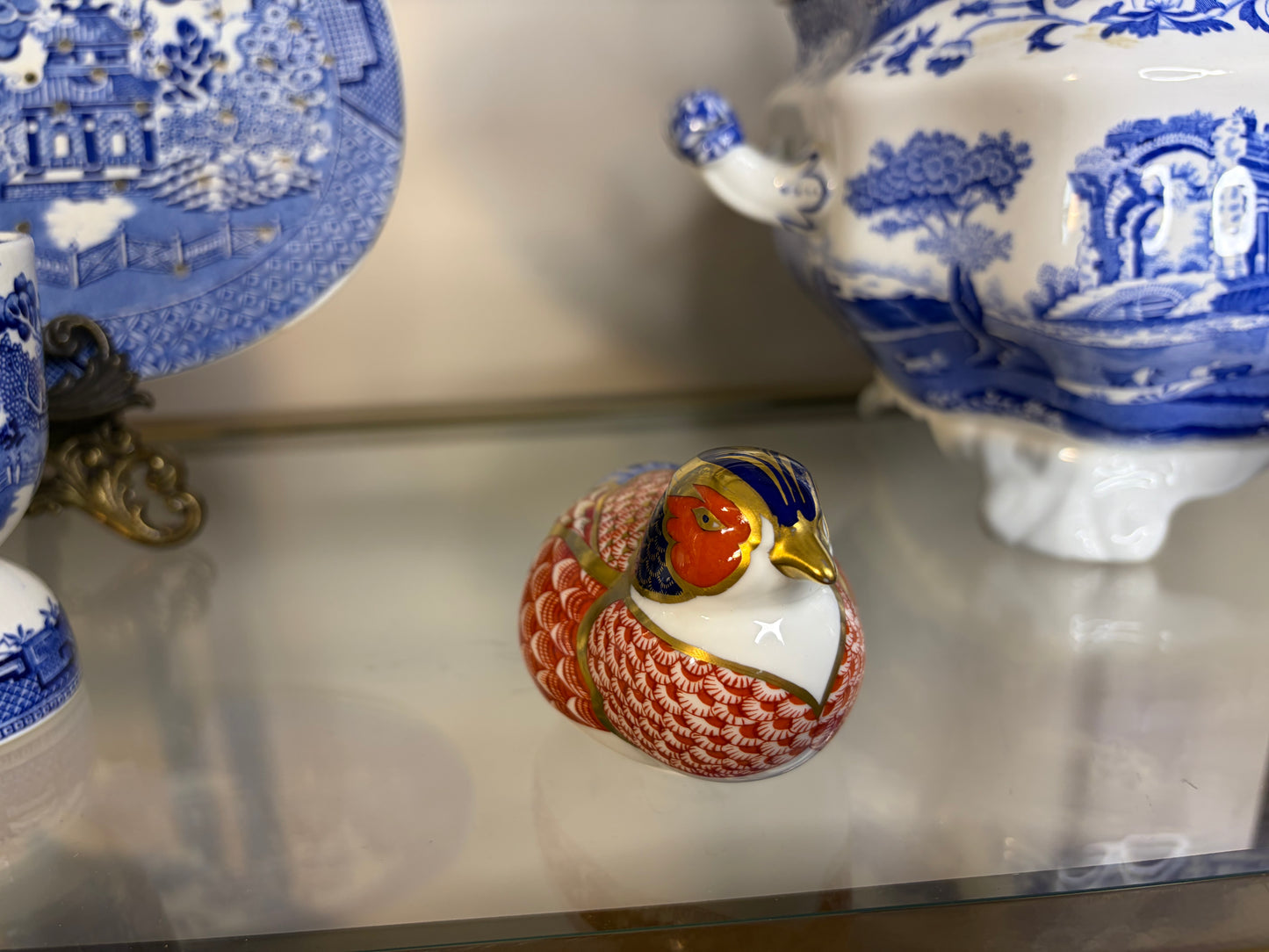 Stunning Royal Crown Derby Imari paperweight!