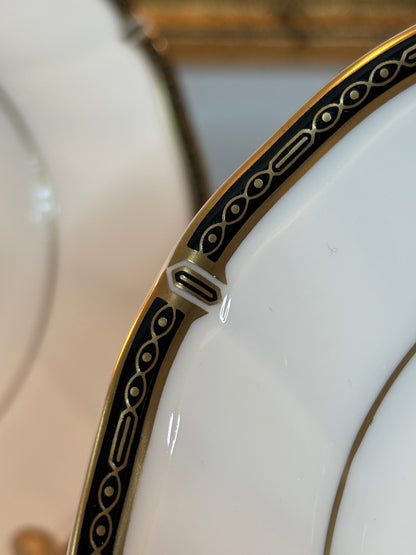 Elegant Set of Wedgwood “Windsor Black” China