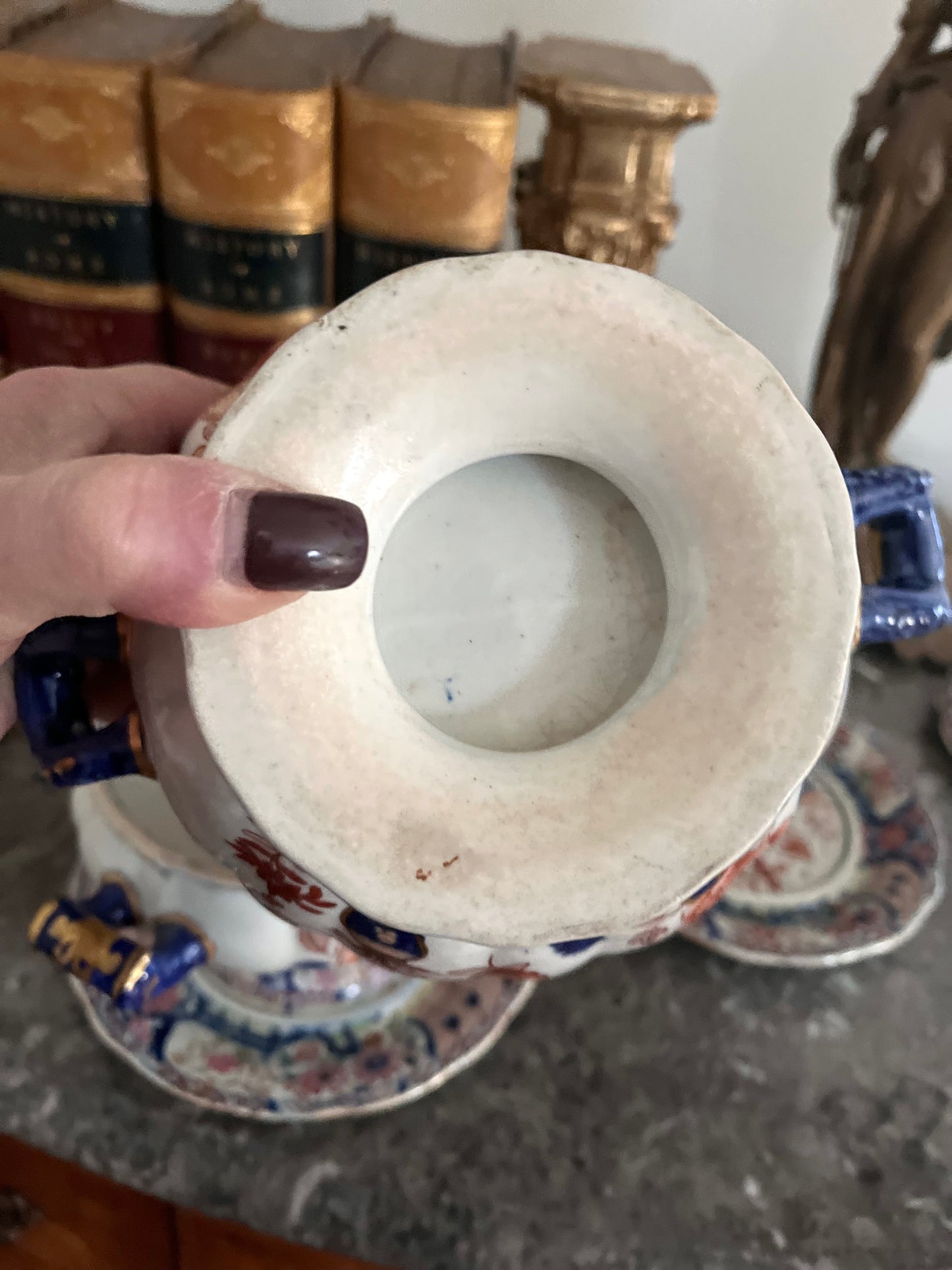 Collectors Dream - Circa 1813-1830 Mason’s Ironstone Sauce Tureen With Original Underplate - 2 Available