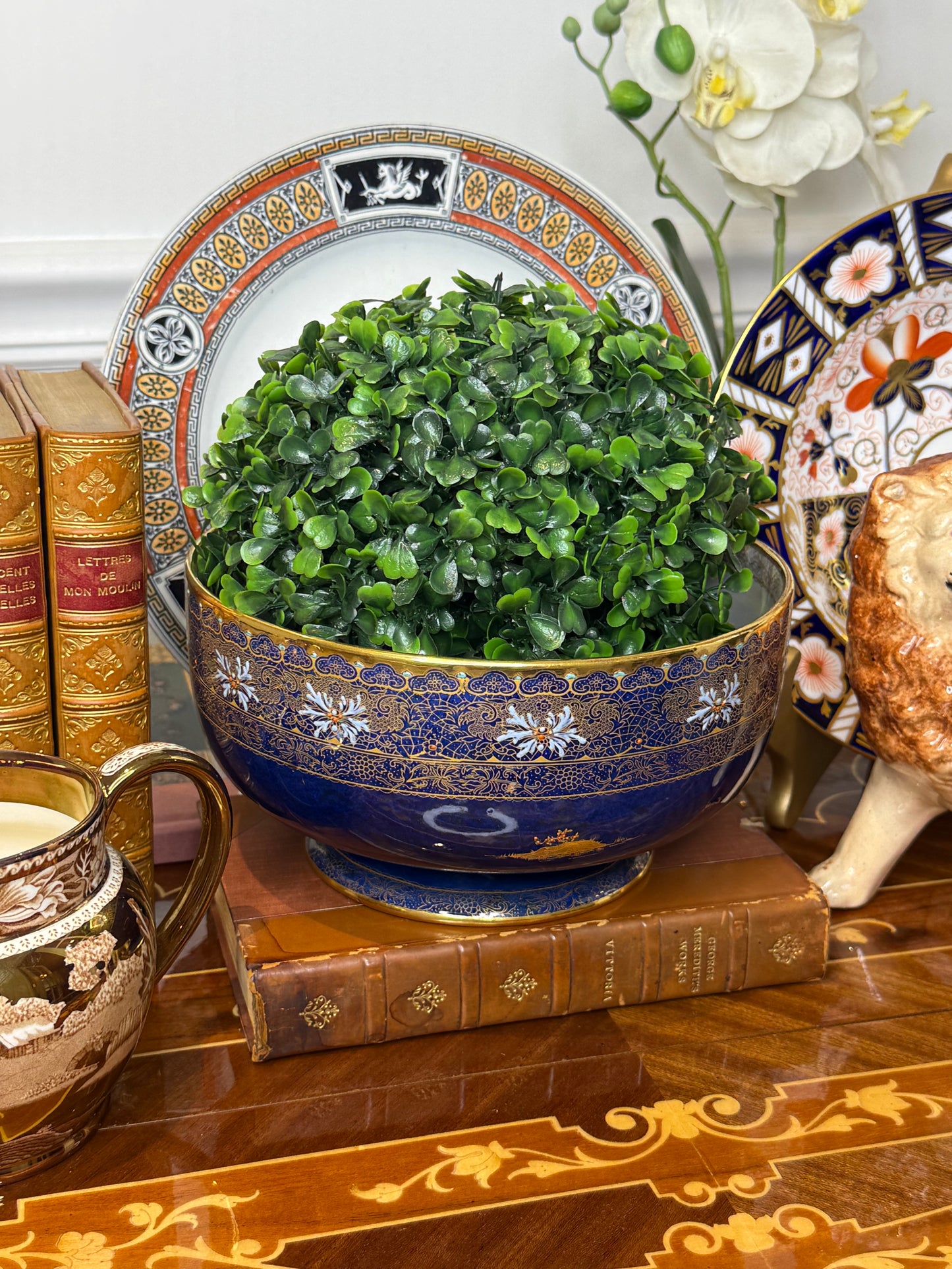 1920s Carlton Ware Chinese Style Bowl | 10" Diameter | Style DA4322
