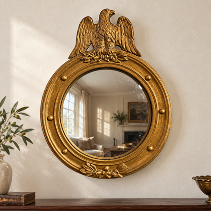 Federal mirror convex glass 13”