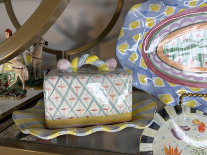 Mackenzie-Childs butter dish!