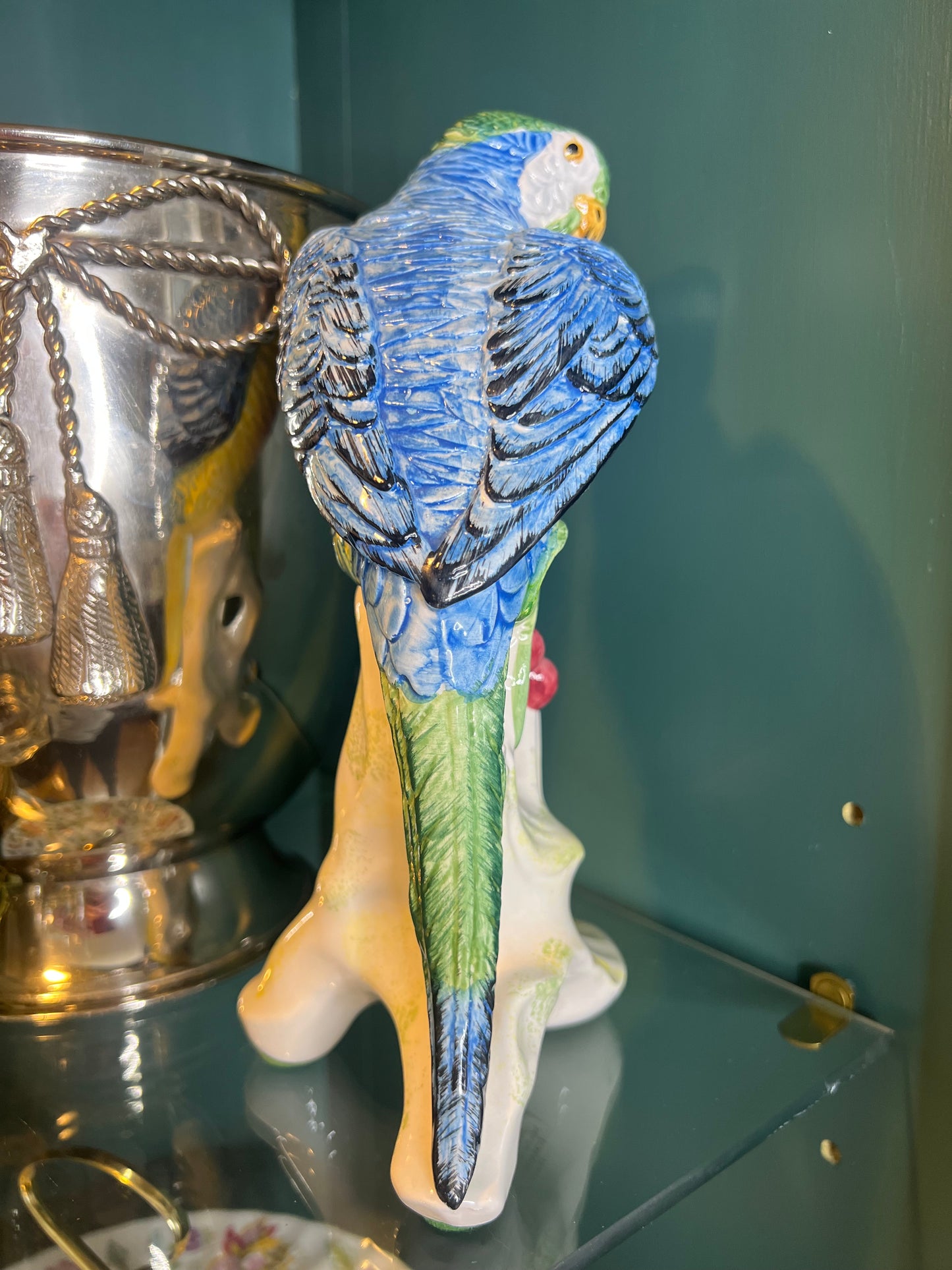 Beautiful Chelsea House Parrot Figurine