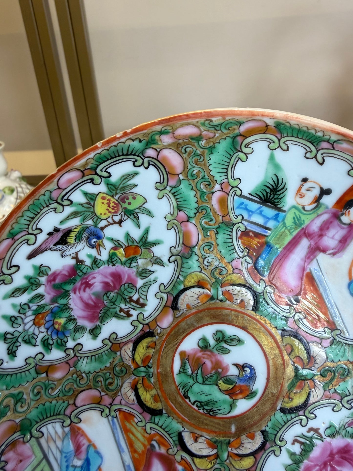 Antique Famille rose small plate! As is!
