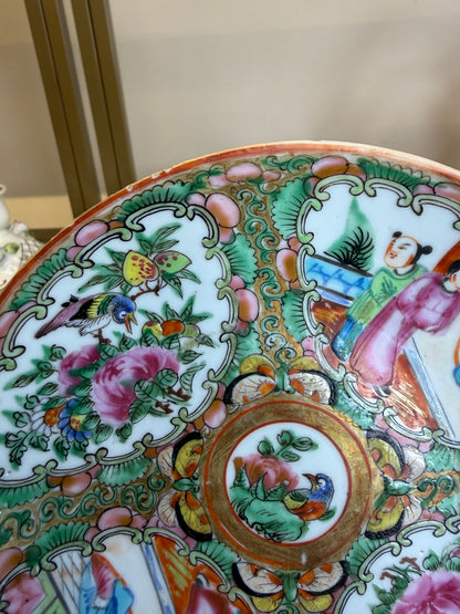 Antique Famille rose small plate! As is!