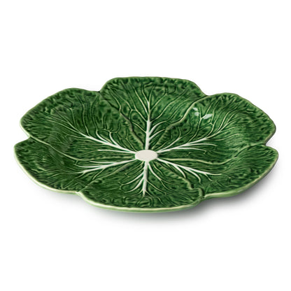 Green Cabbage Ceramic Charger Plate | 13”D