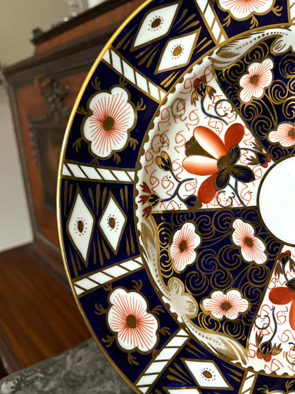 Regal English Royal Crown Derby for Tiffany & Co Imari Dinner Plates 10 1/2” - Set Of 4