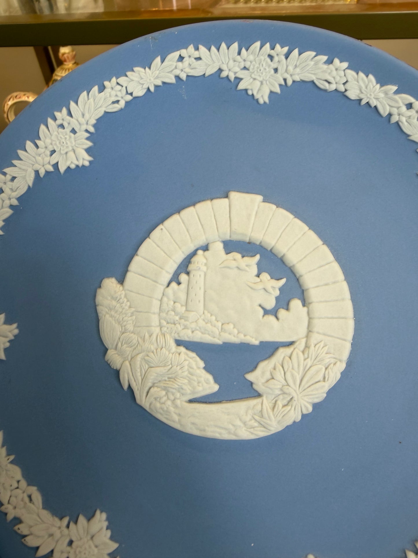 Rare Wedgwood lighthouse plate!