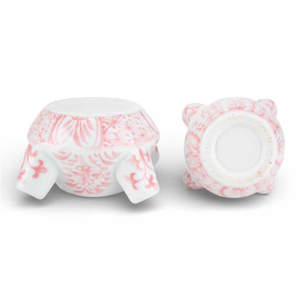 Danny’s Fine Porcelain Pink Floral Tulipiere Vase | 4-Tier | 22.5” Tall