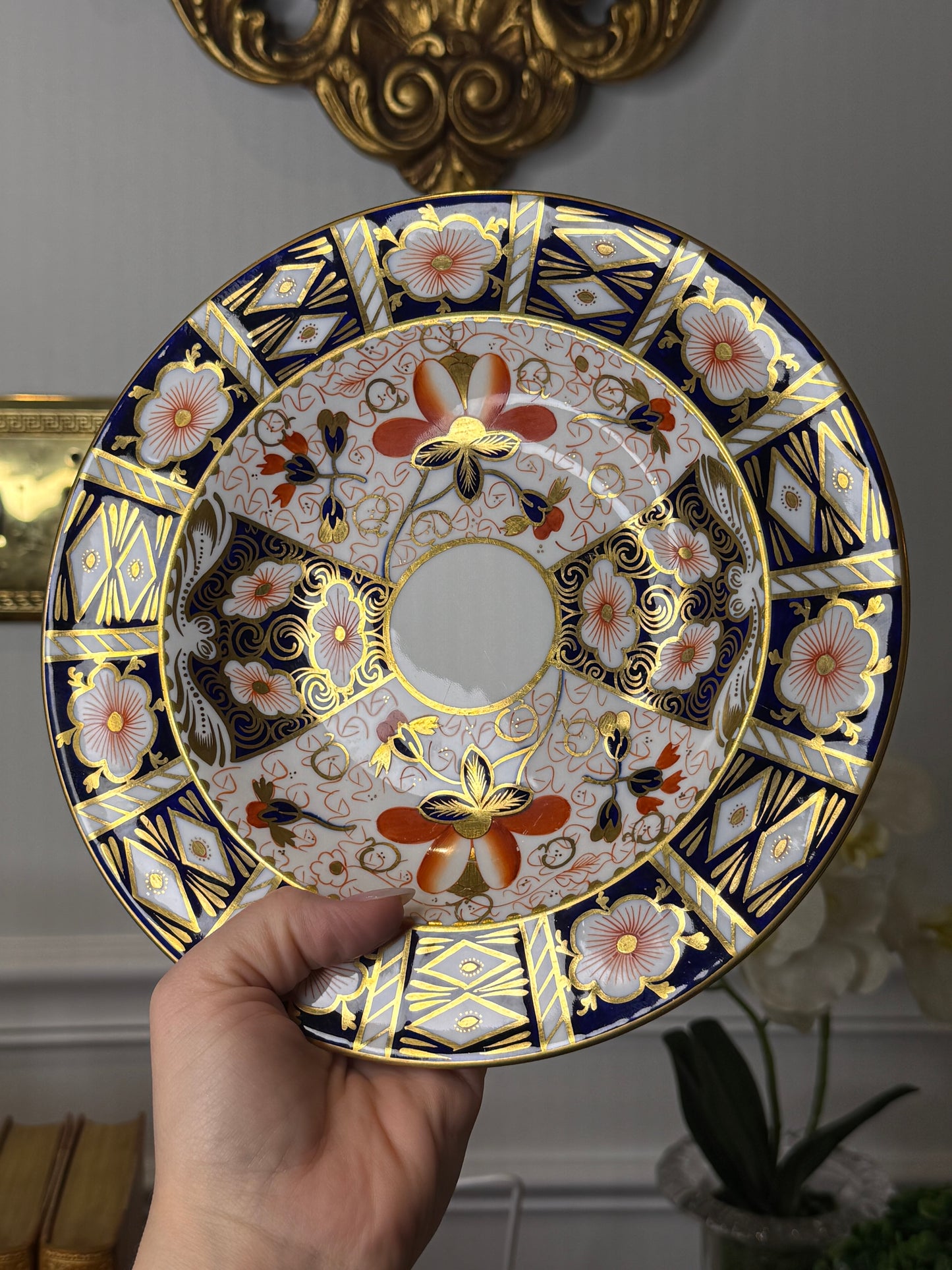 Royal Crown Derby Imari 2451 Salad Plate | Bone China | England | 9”