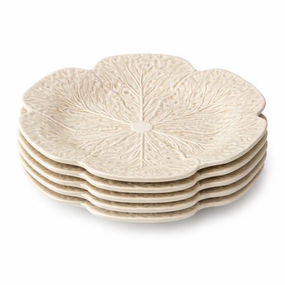 White Cabbage Salad Plate | 9"D