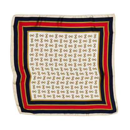 SILKY SQUARE NECK SCARF SPSS-3510: Nv