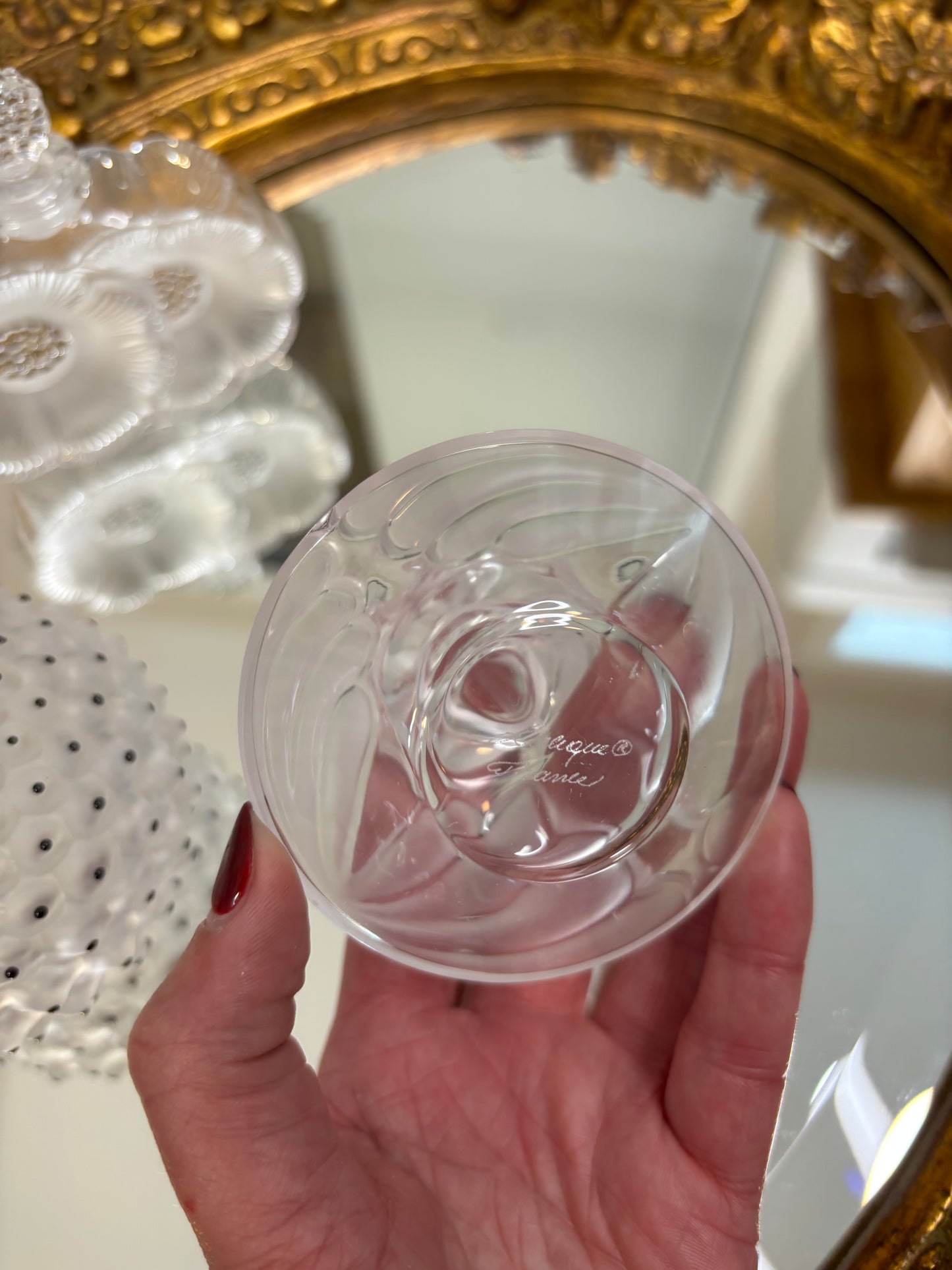 Stunning Lalique Thais perfume bottle!