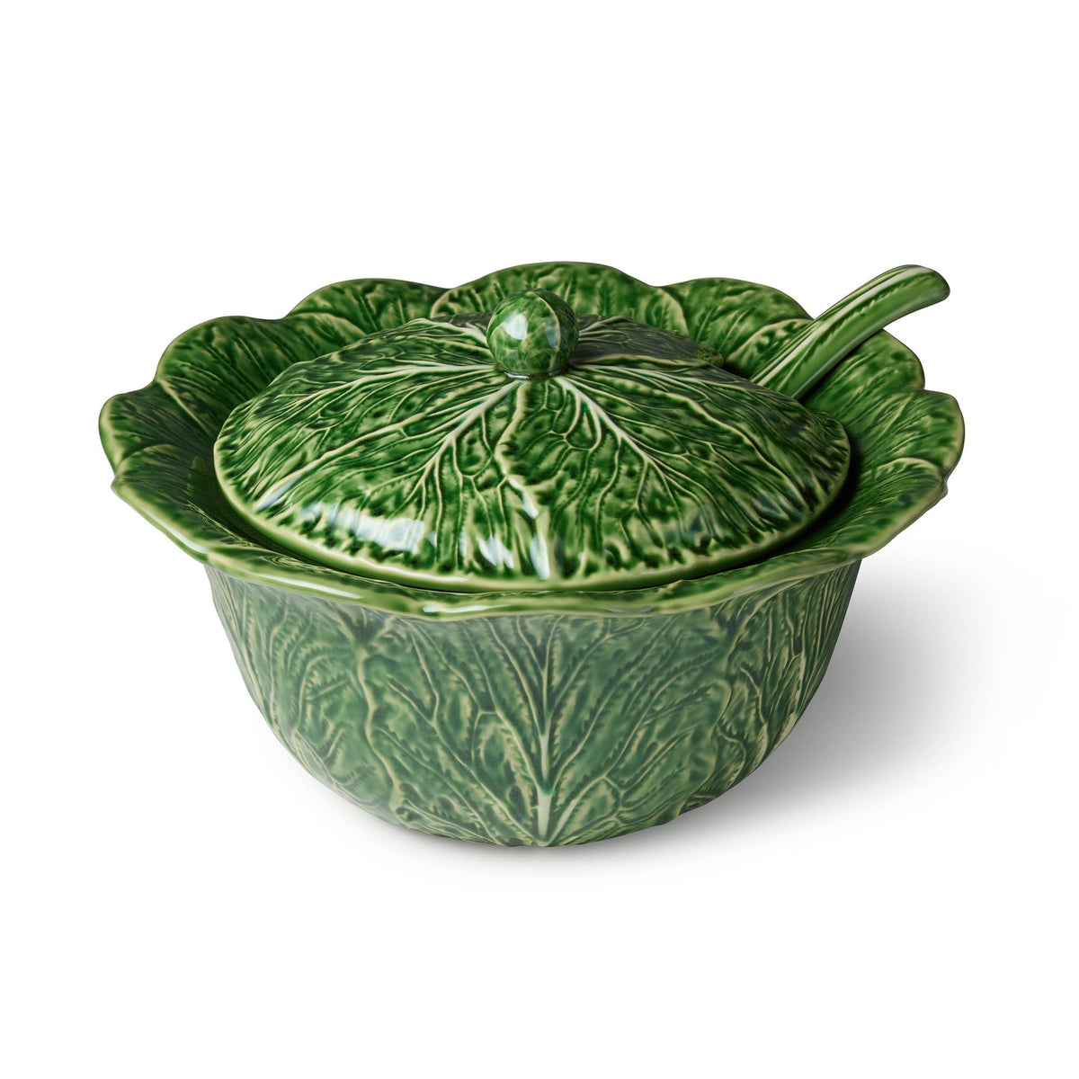Le Jardin Cabbage 3-D Tureen with Ladle