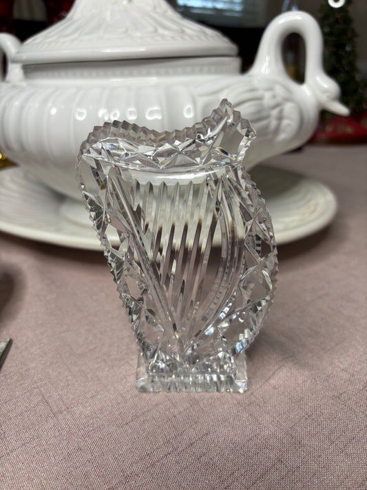 Sparkling Waterford Crystal harp paperweight!
