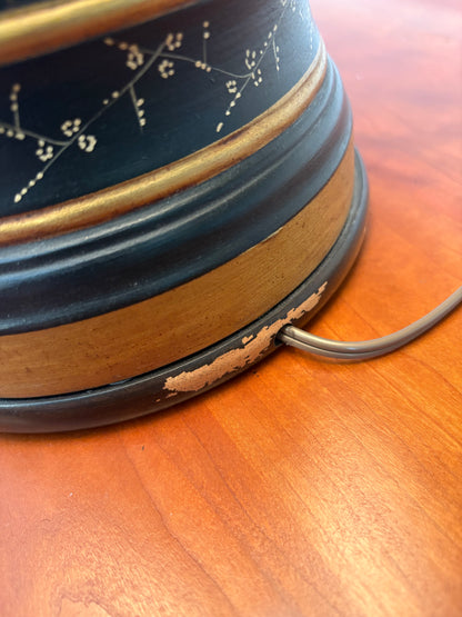 Fabulous Chinoiserie Table Lamp with Silk Shade