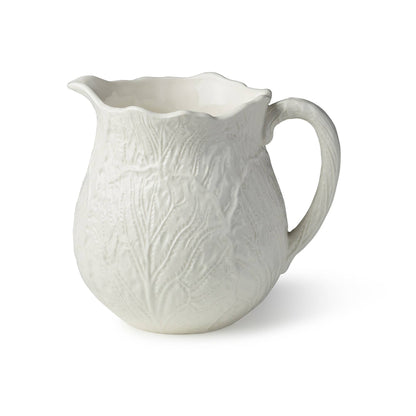Le Jardin White Cabbage 3-D Pitcher