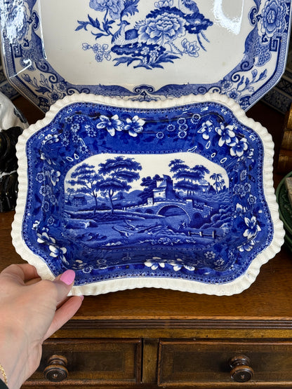 Antique Copeland Spode’s Tower Blue Transferware Covered Tureen | England c. 1895–1910 | DA4383